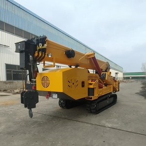 Mobile Spider <b>Crane</b> Fly Jib 5 Ton 8 <b>Remote</b> <b>Control</b> Crawler <b>Cranes</b> <b>with</b> Man Basket - Product Image 6