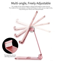 Support de téléphone pliable en PP - Support multi-angles réglable pour smartphone et tablette, support universel portable