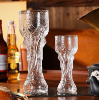 Verre à bière en forme de trophée, coupe de champion, style football, pour bar et pub