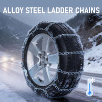 Cadenas de Nieve de Acero Aleado Serie 11 de Alta Calidad para Tractor y Automóvil de Pasajeros - Tipo Diamante para Uso Invernal