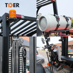 Chariots élévateurs à essence et GPL TDER fabriqués en Chine, 5T, 4T, 3 tonnes, avec moteur K21 K25 EPA - Product Image 2