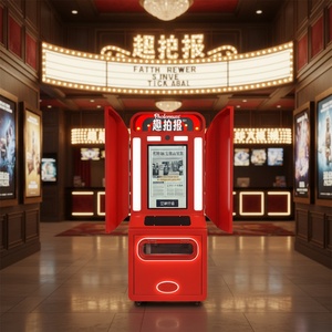 Machine d'impression de photos de selfie, Kiosque d'impression de portraits, Imprimante photo sur le thème des actualités, Dispositif d'impression automatique pour centre commercial - Product Image 1