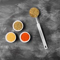 Cuillères doseuses en acier inoxydable à long manche 15 ml Cuillère en acier inoxydable de qualité supérieure Cuillère à soupe et cuillère à café Ensemble de cuillères