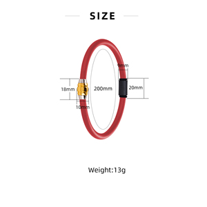 Bracelet de santé en <span class=keywords><strong>silicone</strong></span> durable Bracelet anti-interférence magnétique durable Accessoire de guérison infrarouge lointain à la mode - Product Image 4