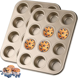 <b>Non</b>-<b>Stick</b> 15-Cavity Rectangle Macaron <b>Baking</b> <b>Tray</b> | Carbon Steel Macaron Pan Food Safe & Durable for Reusable Cake Tools - Product Image 1