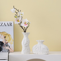Extérieur Blanc Coque En Céramique Jardinières Pot De Fleur