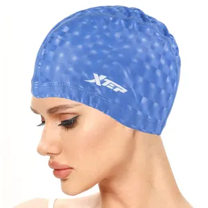 Индивидуальная приемлемая 100% экологическая индивидуальная шапочка для плавания с логотипом для взрослых, удобная силиконовая шапочка для плавания с индивидуальным логотипом