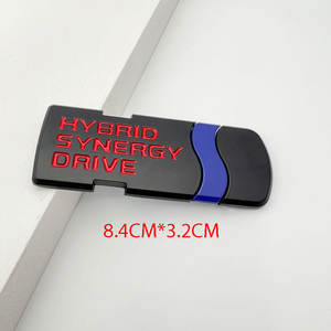 Parachoques trasero de coche híbrido de Metal 3D, insignia de letra para maletero, pegatina lateral para puerta delantera, emblema Compatible con todos los coches híbridos, 1 año - Product Image 4