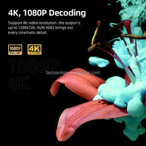 A002 Thông Minh Chiếu Mini Thông Minh TV Rạp Hát Tại Nhà Rạp Chiếu Phim Android Máy Chiếu 4K Video Trò Chơi Bluetooth Wifi Đồng Bộ Điện Thoại Di Động - Product Image 5