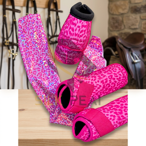 Juego de Botas Protectoras para Caballos de Neopreno y Oxford Personalizadas - Protección Profesional para Patas en Exteriores, Color Personalizado, Modelo SP-70470 - Product Image 3