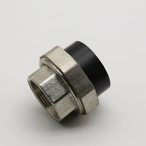 HDPE nóng chảy nhựa 25mm * 1/2 thẳng nữ chủ đề Công Đoàn đánh bóng sắt nhỏ giọt hệ thống thủy lợi ổ cắm loại phụ kiện đường ống - Product Image 2