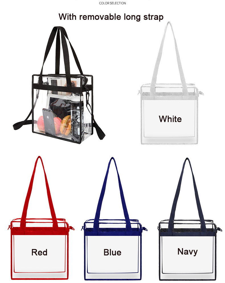 clear tote bag