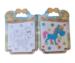 Commercio all'ingrosso pioppo Cartoon Animal Educational Coloring Books libro <span class=keywords><strong>da</strong></span> <span class=keywords><strong>colorare</strong></span> personalizzato per bambini - Product Image 5