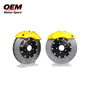 Para sistemas de frenos Brembo: Pinzas de freno de gran diámetro (390/405 mm), rotores de freno de carbono-cerámica, compatibles con Nissan GT-R35 - Product Image 4