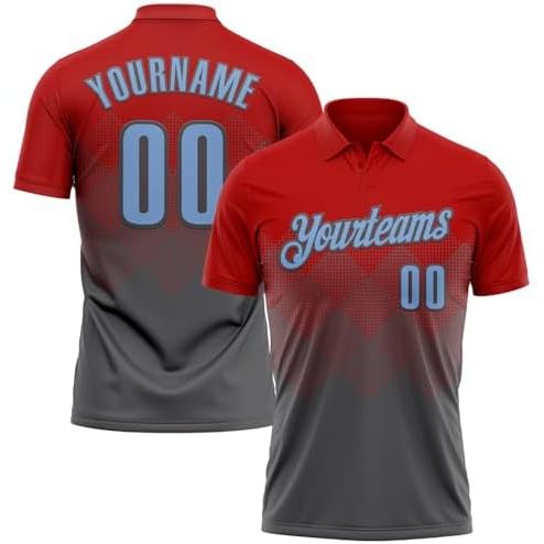 Rouge losange et gris foncé