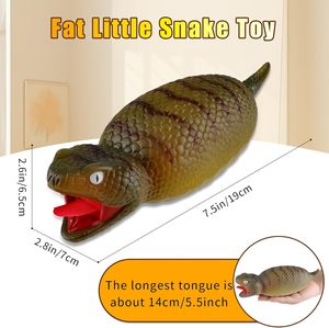 Juguete de Serpiente de Goma Realista con Lengua Retráctil y Sonido, Juguete Interactivo para Niños de 5 a 7 Años - Product Image 6