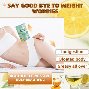 Thé pour un ventre plat en sachet avec moringa, thé minceur en forme de thé détoxifiant, 100% sûr, thé détoxifiant de 14 jours - Product Image 2