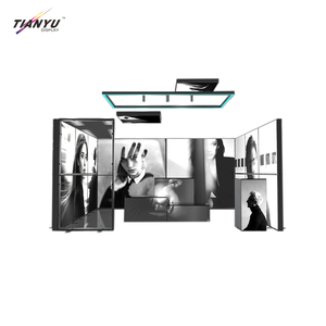Boîte à lumière d'exposition Tianyu Trade Show 3x3 avec base en tissu tendu, modèle professionnel Aura Duo, créatif, commercial, installation facile pour exposition - Product Image 1