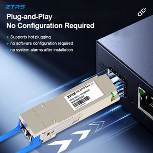 Émetteur-récepteur <span class=keywords><strong>optique</strong></span> ZTRS 100G QSFP28 ZR4 80 km LAN-WDM EML APD Duplex LC pour réseau de télécommunications et DCI ultra longue portée - Product Image 5