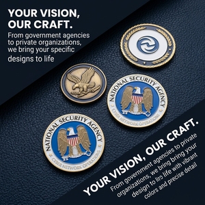 ODM Amerikanische Challenge Coins mit 3D-Relief und Erkennungszeichen-Design für offizielle Organisationen - Product Image 2