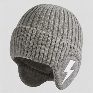 Protección para los Oídos, Gorro de Invierno Grueso de Punto, Anticongelante, a Prueba de Frío y Cálido, que Cubre la Cabeza, para Ciclismo y Running, con Forro de Lana - Product Image 3