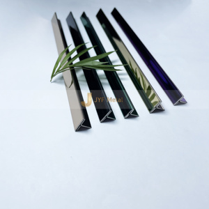 Perfil Decorativo en T de Acero Inoxidable EX461 para Diseño de Paredes y Pisos Interiores - Product Image 3