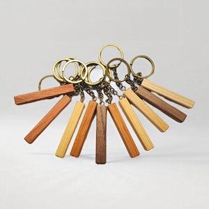 Wood Keychain Custom logo Personalized Jewelry Blanks for Laser Engraving Wooden Blanks for Laser Engraving Fashion Couple Gifts - Product Image 2