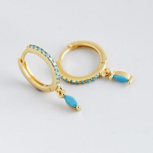 Juego de Aretes de Plata de Ley S925 2025, Chapados en Oro de 18K, Geométricos con Circonita, Elegantes y Modernos para Mujer, Ideales para Fiestas, Bodas y Regalos - Product Image 5