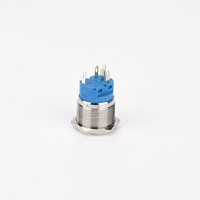 Bouton poussoir 19 mm 5A/250V à verrouillage étanche