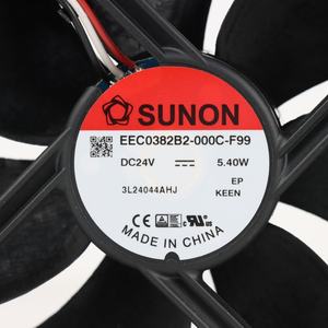 Ventilador Axial de Refrigeración para Gabinete Eléctrico SUNON EEC0382B2-000C-F99 120x120x38mm 24VDC 224mA 5.4W 2600RPM 116CFM con Rodamiento de Bolas - Product Image 6