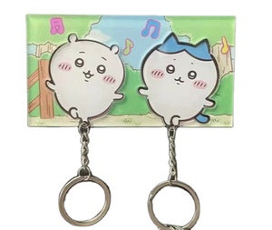 Couple <b>Key</b> <b>Holder</b> Wall Prevent Loss <b>Key</b> Pendant Lover <b>Key</b> Chain Home Decor Refrigerator Sticker Storage Decoration Gifts - Product Image 1