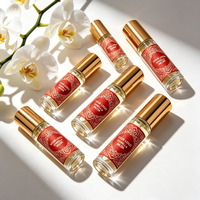 Huile de parfum roll-on Vanille Musc 10ml Sans alcool Longue tenue Parfum musqué doux Huile corporelle Format voyage