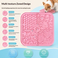 Tazón de Silicona de Grado Alimenticio para Perros, con Diseño de Corazón, Antideslizante, con Ventosa, Moderno y Elegante, Tapete Grande de Silicona para Lamer para Mascotas