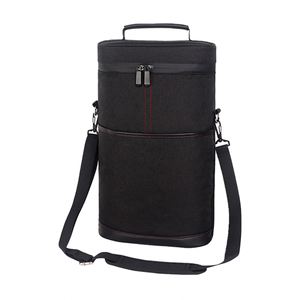 Bolsa Térmica Personalizada para Botellas de Vino con Logotipo, Bolsa de Transporte Promocional para Viajes y Picnic, Bolsa Transparente para Botellas de Vino con Gran Capacidad, Bolsa Oxford para Botellas de Vino - Product Image 1