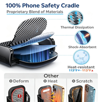 Nouveau support de téléphone portable tendance pour accessoires de voiture, fixation par ventouse sur pare-brise, support mobile pour grille d'aération, support de téléphone portable portable pour bureau, logo OEM