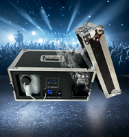 SFX 1000W晨雾机水性DMX舞台效果铁液晶定时器遥控器/DMX512/俱乐部酒吧迪斯科剧院手动雾