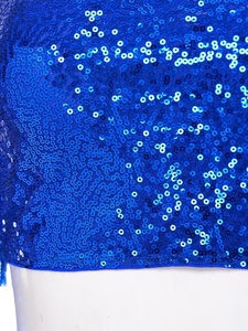 Women <b>Sequin</b> Latin Dance Costume One Shoulder Fringe Crop <b>Top</b> Tassel <b>Tops</b> Ballroom Salsa Performance Custom - Product Image 4
