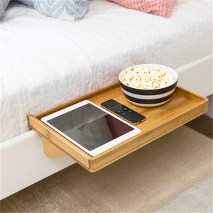 Mobilier simple cadre de <span class=keywords><strong>lit</strong></span> amovible plateau table de <span class=keywords><strong>lit</strong></span> superposé en bambou étagère de chevet pour tête de <span class=keywords><strong>lit</strong></span> - Product Image 3