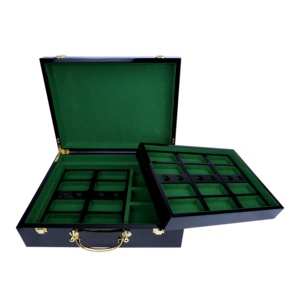 Boîte en <span class=keywords><strong>bois</strong></span> <span class=keywords><strong>de</strong></span> luxe pour 500 jetons <span class=keywords><strong>de</strong></span> poker, double jeu, boîte vide en <span class=keywords><strong>bois</strong></span> pour 500 jetons <span class=keywords><strong>de</strong></span> poker <span class=keywords><strong>de</strong></span> 39/40 mm, protection - Product Image 2