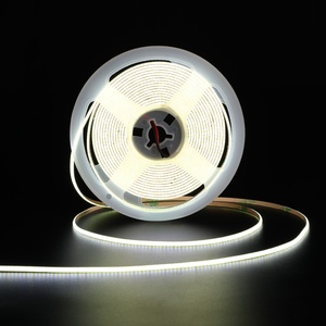 ผู้ผลิต ผู้จัดจำหน่าย จีน ราคาถูก ขายส่ง ไฟ LED แถบ COB 5v 24v 12v สีขาวอบอุ่น 400led 5ม. 10ม. แถบไฟ LED แบบโค้งงอได้ แถบไฟ LED แม่เหล็ก - Product Image 6
