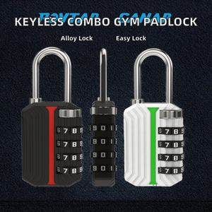 गर्म बिक्री कस्टम लोगो थोक जस्ता मिश्र धातु पाउडर लेपित कीलेस जिम खेल लॉकर सुरक्षा पैडलॉक रिटेबल 4 अंकों का संयोजन - Product Image 2