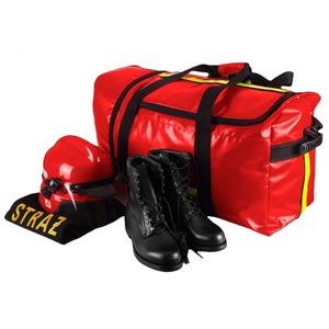 Sac de pompier BSCI pour les premiers intervenants, sac de transport pour équipement de pompier avec compartiment pour casque, aérations en maille, croix de Malte - Product Image 6
