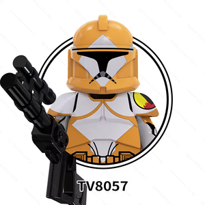 Tv6108 Chỉ Huy <span class=keywords><strong>Fox</strong></span> Mini Không Gian Chiến Tranh Hành Động Con Số Đồ Chơi Xây Dựng Khối Đội Hình Nhân Bản Trooper Rõ Bóng Trẻ Em Quà Tặng Đồ Chơi - Product Image 5