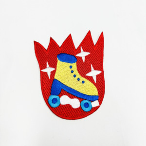 Presse de transfert de chaleur brodé lettre Logo Patch personnalisé fer sur Patch de broderie pour vêtements - Product Image 6