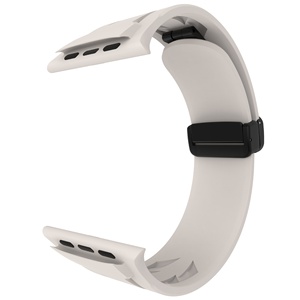 Bracelet de montre en silicone à fermoir magnétique pliable en forme de feuille pour Watch Ultra 1ère, 9ème génération et modèles SE - Product Image 5
