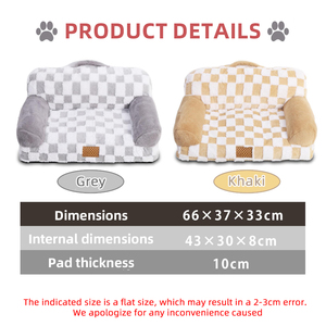 Cama de Lujo para Perros con Soporte Ortopédico, Cubierta Lavable y Extraíble de Piel Sintética, Impermeable, en Oferta - Product Image 2