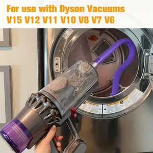 <span class=keywords><strong>Kit</strong></span> de nettoyage de conduit de sèche-linge compatible avec <span class=keywords><strong>Dyson</strong></span> V6 V7 V8 V10 V11 V12 V15, tuyau flexible pour éliminer les peluches - Product Image 4
