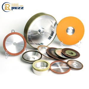 1A1 1A8 3A1 4A2 6A2 11A2 11V9 14F1 Rueda de copa de forma plana personalizada Unión de resina Diamante CBN Muela abrasiva para afilar - Product Image 2