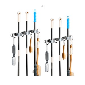 منظم ممسحة المكنسة الموفرة للمساحة من يوتو للحمام والمطبخ وحلول التخزين المنزلية - Product Image 3