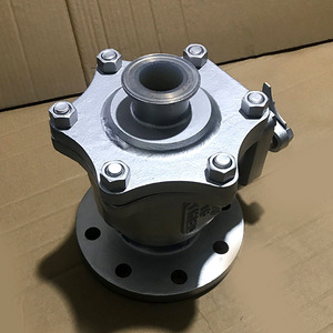 Válvula de Bola de Acero Inoxidable con Revestimiento de Fluoropolímero, 700 psi, para Gases Corrosivos, Uso Industrial, Personalización OEM - Product Image 1
